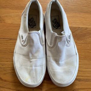 White Vans Women’s size 8 used